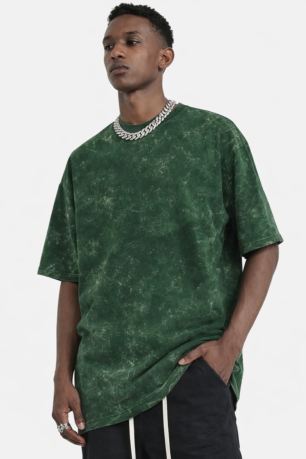 The Washed Tee – Moss