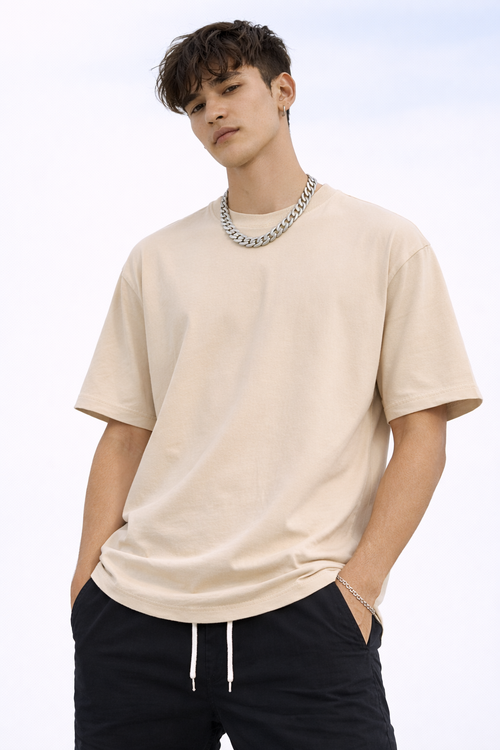 The Core Tee – Beige