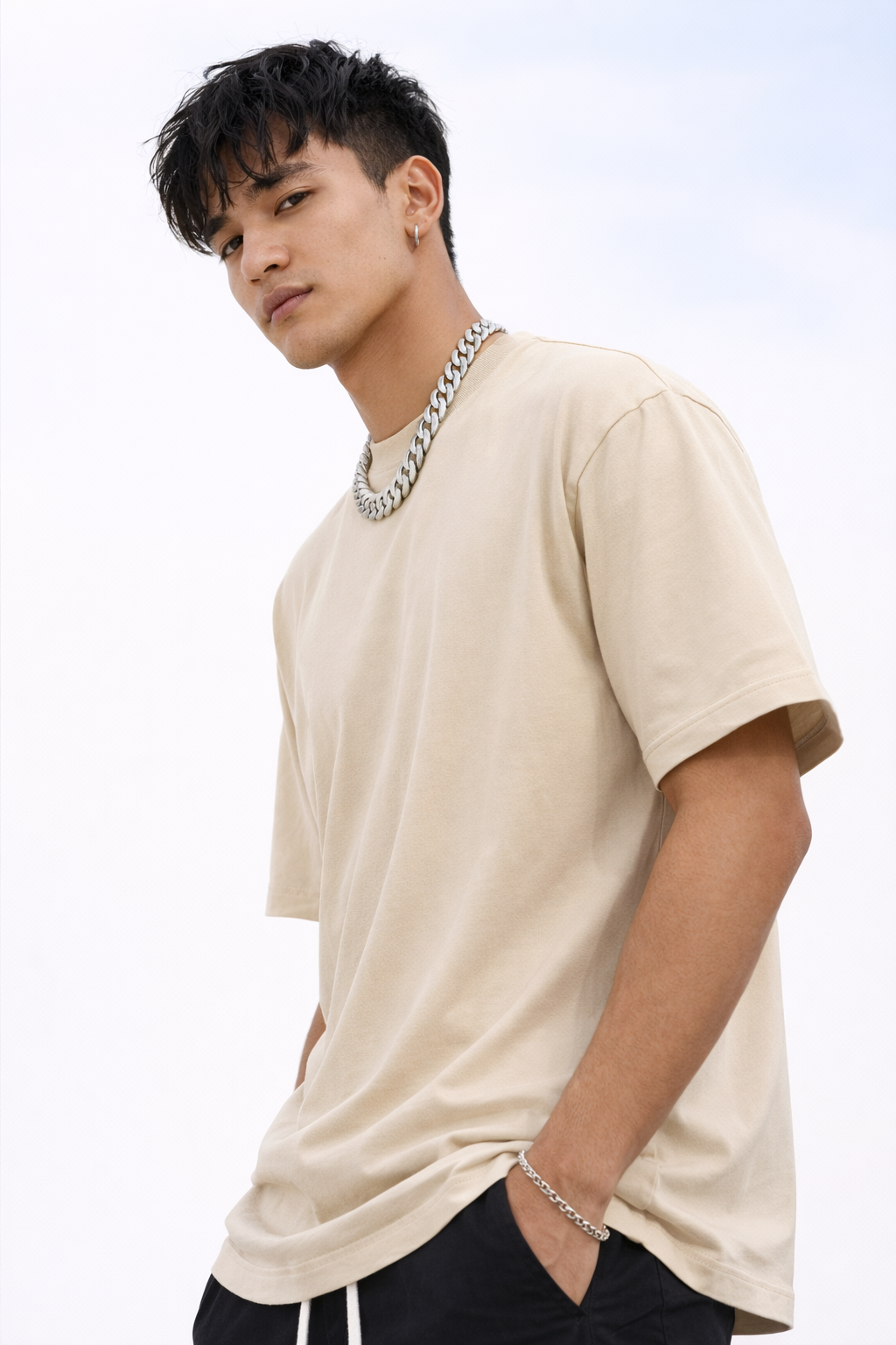 The Core Tee – Beige